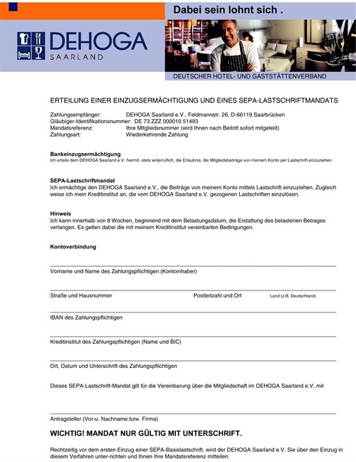 Beitrittserklaerung _Dehoga Saar _2016-3